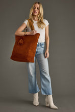 Load image into Gallery viewer, Rust Corduroy Tote
