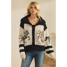 Load image into Gallery viewer, Horse Print Sweater
