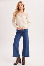 Load image into Gallery viewer, Eyelash Lace Sweater
