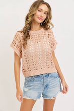 Load image into Gallery viewer, Open Knit Top
