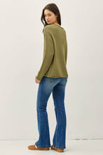 Load image into Gallery viewer, Boxy Waffle Knit Sweater
