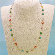 Load image into Gallery viewer, Field of Flowers Multi Daisy Chain Necklace
