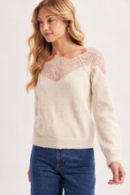 Load image into Gallery viewer, Eyelash Lace Sweater
