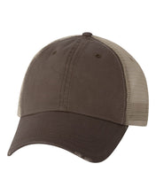 Load image into Gallery viewer, Mega Cap - Frayed-Bill Twill Cap
