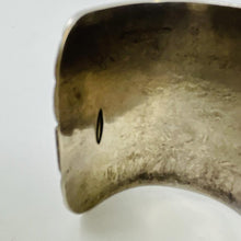 Load image into Gallery viewer, Navajo Sterling Silver Cuff with Domed Rows and Hand Stamping
