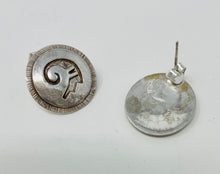 Load image into Gallery viewer, Sterling Silver Overlay Earrings
