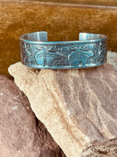 Load image into Gallery viewer, Navajo Sterling Silver Medicine Bear Storyteller Cuff Bracelet
