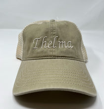 Load image into Gallery viewer, Washed Pigment Dyed with Washed Trucker Mesh Cap (Khaki/Stone)
