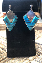 Load image into Gallery viewer, Sterling Silver Turquoise Dangle Earrings
