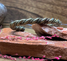 Load image into Gallery viewer, Vintage Sterling Silver Rope Cuff
