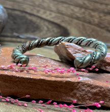 Load image into Gallery viewer, Vintage Sterling Silver Rope Cuff
