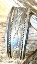 Load image into Gallery viewer, Sterling Silver  Stamped Cuff
