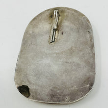 Load image into Gallery viewer, Navajo Pendant with 2 Turquoise Cabochons
