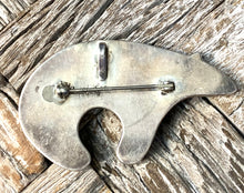 Load image into Gallery viewer, Zuni Bear Pendant and Pin
