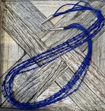 Load image into Gallery viewer, Vintage Lapis Lazuli Bead  Necklace
